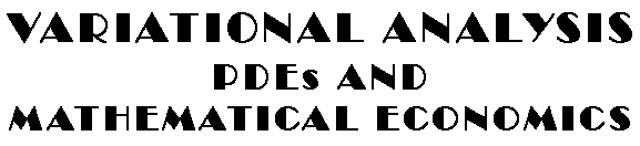VARANA to PDEs and Economics Logo